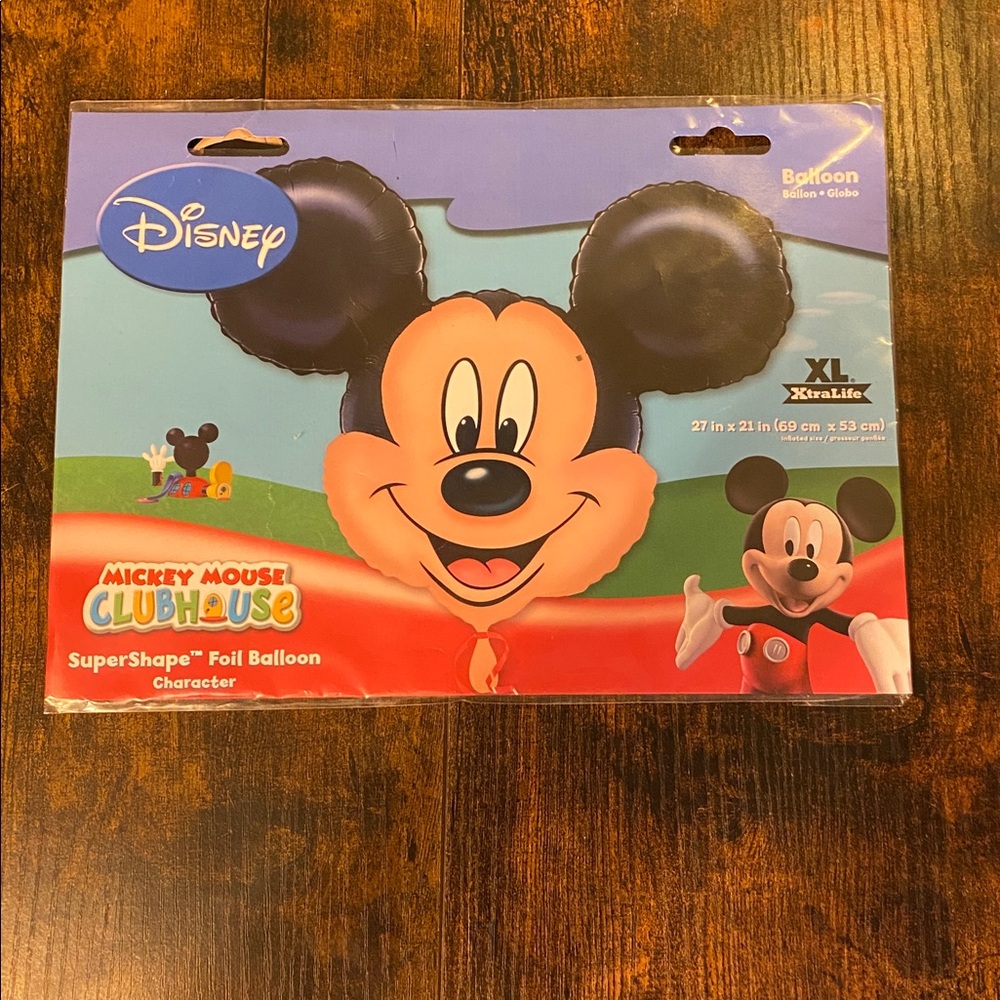 27 x 21 Inch Mickey Mouse Clubhouse SuperShape Foil Balloon Anagram NEW